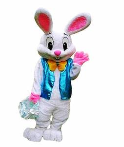lot 38585 image: Easter Bunny Mascot Costume Rabbit Cartoon Fancy Party Dress Performance Suit Adult