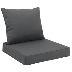 lot 38588 image: Favoyard Outdoor Seat Cushion Set 24 x 24 Inch Waterproof & Fade Resistant Patio Furniture Cushions with Removable Cover Deep Seat & Back Cushion with Handle and Adjustable Straps for Chair Sofa Couch