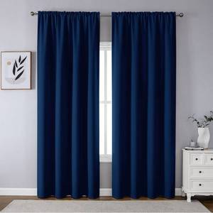 lot 38606 image: CUCRAF Blackout Curtains 84 inches Long for Living Room, Royal Blue Room Darkening Window Curtain Panels, Rod Pocket Thermal Insulated Solid Drapes for Bedroom, 52x84 inch, Set of 2 Panels