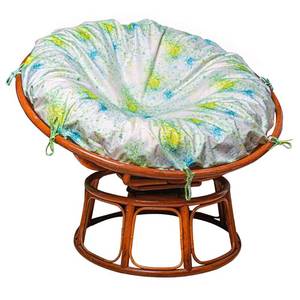 lot 38635 image: Papasan Cushion Cover, Skin-Friendly-Soft Printed Microfiber Fabric, Machine Washable Zippered Papasan Chair Cushion Slipcover Only (Colorful Sky, 55 in)