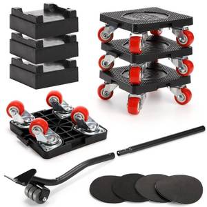 lot 38638 image: ZEAYEA Set of 12 Furniture Mover with Wheels and Lifter, 550 Lbs Load Capacity Furniture Dolly Movers, 360° Rotation Move Tools Lifting Equipment for Moving Furniture, Sofa, Cabinet, Refrigerator