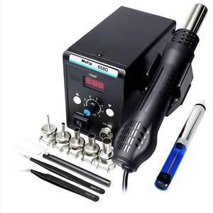 lot 38642 image: MeFix 858D SMD Hot Air Rework Soldering Station with Auto Sleep Function