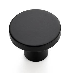 lot 38668 image: Ravinte 20 Pack Cabinet Knobs Black Kitchen Cabinet Knobs Round Dresser Drawer Knobs Matte Black Drawer Pulls Closet Door Knobs 1-15 Inch