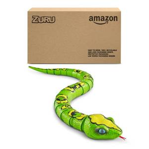 lot 38678 image: Robo Alive King Python by ZURU (Frustration Free Packaging) Battery-Powered Robotic Snake , Interactive Kids Toys, Giant Prank Snake Toy for Boys, 31 Inches