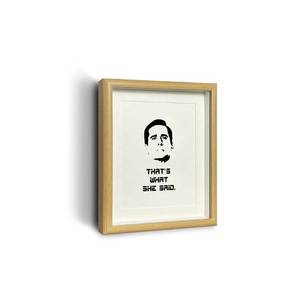 lot 38683 image: The Office Merchandise Motivational Photo Frame Inspirational Wall Art for The Office Decor The Office Quote Poster for Coworker, Friend or The Office TV Show Fans, Michael Scott Pet Phrase&nbsp10.8L x 8.8W