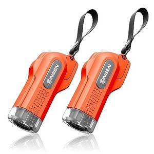 lot 38701 image: SINSEN Car Safety Hammer, 2-Pack Window Glass Breaker & Seatbelt Cutter, Emergency Keychain, Automotive Escape Kit and Survival Tool for LandUnderwater, Orange