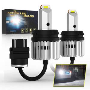 lot 38726 image: KIMLATAR 3157 LED Bulbs for Back Up Reverse Lights, CANBUS Error Free, CSP 6-SMD 300% Upgraded 6500K High Brightness 3156 LED Reverse Light Bulbs Pack of 2