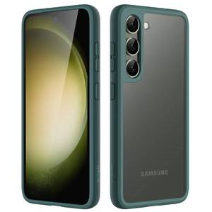 lot 38744 image: JETech Matte Case for Samsung Galaxy S23  S23 Plus 5G 6.6-Inch, Frosted Translucent Back Protective Slim Phone Cover, Anti-Fingerprints (Midnight Green)