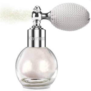 lot 38772 image: Shimmering Spray Powder Sparkle Powder, Body Glitter Face High Gloss Spray Highlighter Loose Powder Makeup Spray for Women Hair Nails Makeup(1#Pearl White)