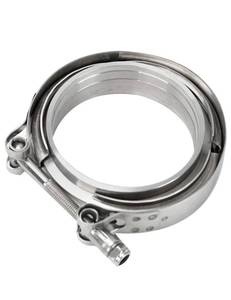lot 38797 image: 4 Inch V Band Clamp with Stainless Steel Flange 4 Inch V Band Bolt Clamp With 2 Male Female Flanges for Turbo Pipe Performance Exhaust Sysformance Exhaust Pipes