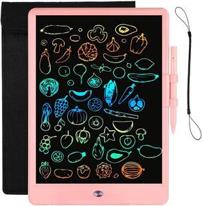 lot 38801 image: LCD Writing Tablet for Kids Doodle Board with Bag, Electronic Digital Colorful Screen Drawing Tablet, Etch a LEYAOYAO 10-Inch Drawing Pad Sketch Pads, Toy - Gift for 3-6 Years Old Girls Boys