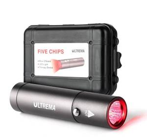 lot 38803 image: Handheld Red Light Therapy Wand, ULTREMA Infrared Light Therapy Device for Body, Red Light Therapy Torch with 630nm, 660nm, 850nm, 900nm Wavelengths
