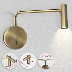 lot 38841 image: ZEROUNO Wall Mounted Reading Light for Bedroom, Hardwired Sconces with Switch LED 3000K Bedside Reading Lamp (Bronze)