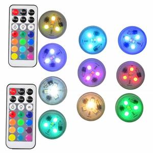 lot 38863 image: Paper Lantern Lights Battery Operated Remote Hanging Led Lantern Lights with Hook Super Bright RGB White Warm White 15 Days Standby, 36 hours Constant On for Lantern Tent Lighting(10 lights2 remotes)