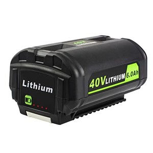 lot 38870 image: DV8DKV7 40V 6.0Ah Battery Replacement for Ryobi 40v Battery, 6000mAh High Capacity Compatible with Ryobi 40v Tools and Charger