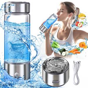 lot 38888 image: Hydrogen Water Bottle, Hydrogen Water Bottle Generator with SPE PEM Technology Water Ionizer,Portable Rechargeable 3 Min Quick Electrolysis - Suitable for Home, Office, Travel, Exercise, Gift for Love