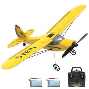 lot 38910 image: VOLANTEXRC RC Plane 3CH RC Trainer Airplane Sport Cub S2 with Propeller Saver&Xpilot Stabilization System, Easy to Fly for Kids and Adults, Ready to Fly, Yellow (761-14 RTF)