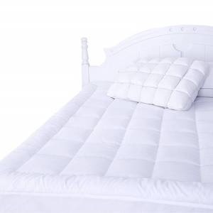 lot 38924 image: Bamboo_Viscose Mattress Topper Twin XL Size, Cooling Extra 3 Inch Thick Breathable Mattress pad, 8-21��Deep Pocket Soft Quilted Fitted Mattress Cover with Down Alternative Fill