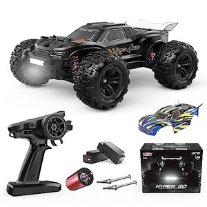 lot 39046 image: HYPER GO H16BM 116 RTR Brushless Fast RC Cars for Adults, Max 42mph Electric Off-Road RC Truck, High Speed RC Car 4WD Remote Control Car with 2 Lipo Batteries for Adult, Compatible with 3S Lipo