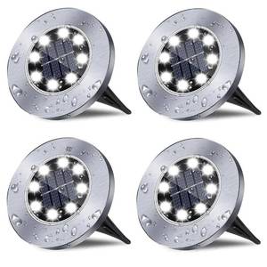 lot 39073 image: Solar Ground Lights, Waterproof Solar Garden Lights, Upgraded Outdoor Garden Waterproof Bright in-Ground Lights, Landscape Lights for Pathway,Yard,Deck,Lawn,Patio,Walkway (8 Pack Multicolor Light)