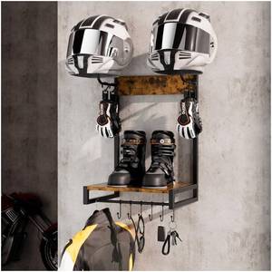 lot 39086 image: LiebeRen Motorcycle Helmet Holder,Helmet Holder Wall Mount,Helmet Holder,Helmet Stand With Hook and Clip,Helmet Wall Mount Suitable for Storing Motorcycle Accessories, Motorcycle Helmet Etc. (Large)