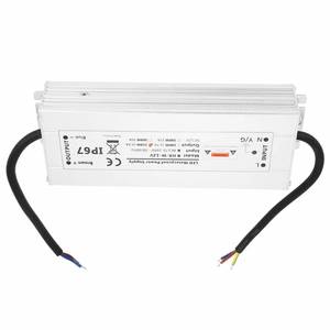 lot 39093 image: 250W 24V Led Driver Light Strip, 12V24V 250W LED Light Strip Waterproof Power Supply High-Power Aluminum Shell IP67 LED Driver Transformer(12V 20.8A HRW-12V250W)