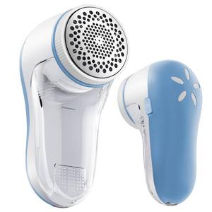 lot 39100 image: POPCHOSE Fabric Shaver, Lint Remover for Clothes, Electric Lint Shaver with 6-Leaf Blades, Sweater Shavers to Remove Pilling for Clothing, Couch, Furniture, Fuzz, Lint Ball, Bobbles, Light Blue