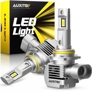 lot 39153 image: AUXITO 9012 HIR2 Replacement Light Bulbs, 27000LM 700% Brighter Canbus Ready, Wireless Plug and Play Halogen Replacement Light Kit, Pack of 2