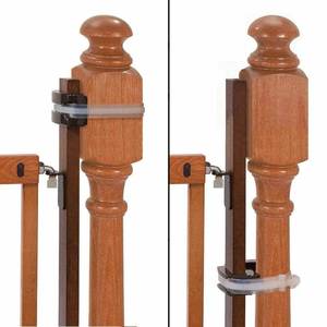 lot 39364 image: Summer Banister to Banister Gate Mounting Kit (Brown) - Gate Sold Separately