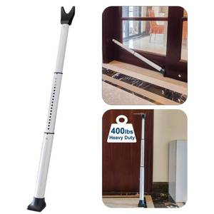 lot 39462 image: Rerishom Door Security Bar, Door Stoppers Security bar,Heavy Duty Door Lock Security Door Jammer Door Stopper for Apartment, Hotel Room,Screen Door Hardware, 1 Pack