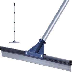 lot 39479 image: DSV Standard Floor Squeegee for Concrete Floor, 17.5 Large Floor Squeegee Broom for Floor, Heavy Duty Floor Squeegee for Tile Floor with 62 Handle for Garage, Deck, Bathroom, Window, Glass