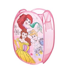 lot 39507 image: Disney Princess Pop Up Hamper with Durable Handles, 21H x 13.5W x 13.5 L