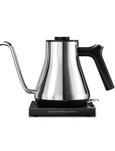 lot 39510 image: Gooseneck Electric Kettle, Offacy Gooseneck Kettle with 100% Food Grade 304 Stainless Steel, Pour Over Kettle & Coffee Kettle, Tea Kettle 1200 Watt Quick Heating, 0.9L, Stainless Steel
