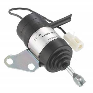 lot 39837 image: Fuel Shut Off Solenoid 16851-60014 052600-4531 for Kubota BX2230D RTV900R RTV900T B7410D BX1500D BX1800D, Denso BX7410D 12DC
