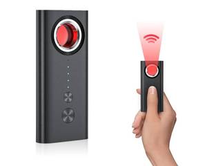 lot 39847 image: TANHUKEN Hidden Camera Detectors Anti Spy Detector Hidden Devices Spy Camera Bug RF Listening Device Car GPS Tracker Detector,5 Levels Sensitivity Use for Home Office Travel Car