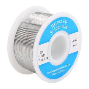 lot 39868 image: HGMZZQ 6040 Tin Lead Solder Wire with Rosin for Electrical Soldering 0.031 inch-0.22lbs(0.8mm-100g)
