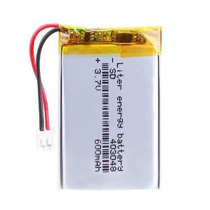 lot 39869 image: Liter 3.7V 600mAh 403048 Lipo Battery Rechargeable Lithium Polymer ion Battery Pack with JST 2.0mm Connector
