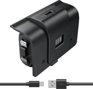 lot 39908 image: 1 Pack Rechargeable Controller Battery Pack with 4 Cover Play and Charge Kit with Micre USB Charging Cable for Xbox 1, SXElite Wireless Remote