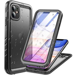 lot 39911 image: Cozycase Compatible with Waterproof iPhone 11 case, Built-in Screen Protector, Full-Body Rugged Bumper Sealed Case Cover, Shockproof Dustproof Waterproof Case for iPhone 11 6.1 inch (Black)