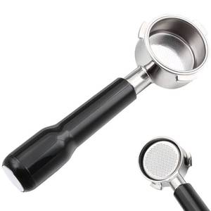 lot 39934 image: 51mm Bottomless Portafilter 3 ears for Delonghi Dedica EC680EC685, with Double Shot Capacity Cup Filter Basket, 51mm portafilter 3 ears with Prongs Thickness 5.5mm