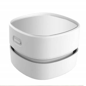 lot 39939 image: ODISTAR Desktop Vacuum Cleaner, Mini Table dust Sweeper Energy Saving,High Endurance up to 90 mins,Cordless&360� Rotatable Design for KeyboardHomeSchoolOffice(White)