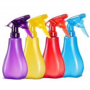 lot 39943 image: 8 Oz Empty Plastic Spray Bottles with Adjustable Nozzle - Durable Trigger Sprayer with Mist & Stream Modes - Refillable Sprayer for Taming Hair, Hair styling, Watering Plants, Showering Pets - 4 Pack