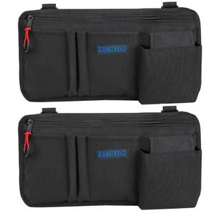 lot 39967 image: ZHCHG 2 PACK Wheelchair Side Bag with Cup Holder, Wheelchair Armrest Pouch Accessories for Walker, Rollator, Electric Scooter Wheelchairs, Ideal Gift for Mothers Day & Fathers Day