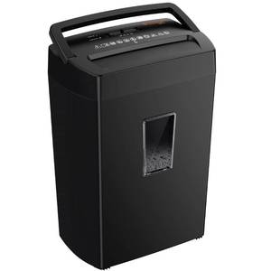 lot 40010 image: Bonsaii 12-Sheet Cross Cut Paper Shredder, 5.5 Gal Home Office Heavy Duty Shredder for Paper, Credit Card, Mail, Staples, with Transparent Window, High Security Level P-4 (C275-A)