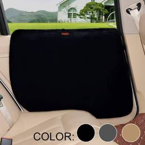lot 40026 image: BECROWMUS 2 Packs Dog Car Door Protector - Waterproof Pet Car Door Cover Anti Scratch Vehicle Door Protector, Guard for Car Doors Dogs Claws Travel Back Window Nails Scratching Covers, Black