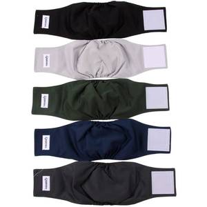 lot 40029 image: Vecomfy Belly Bands for Male Dogs Diapers(5 Pack),Premium Washable Reusable Small Dog Belly Wrap Leakproof Puppy Diapers,S