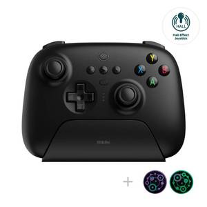 lot 40052 image: Pink 8Bitdo Ultimate 2.4g Wireless Controller with Charging Dock, Pro Gamepad with Back Buttons & Turbo Function for PC Windows, Steam Deck, Android, Raspberry Pi, iPhone, iPad, Mac and Apple TV (Pink)