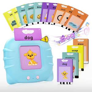 lot 40056 image: Talking Flash Cards-Alphabet Pocket Speech Toys -224 Signt Words of 12 Varieties- Therapy Autism Sensory Toys for Autism Children-Educational Toddler for 2-4 Years Old Kids Gifts-Blue