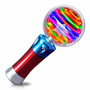 lot 40088 image: ArtCreativity Light Up Magic Ball Toy Wand for Kids - Flashing LED Wand for Boys and Girls - Spinning Lights and Colors - Fun Gift, Entertainment for Parties and Autism Sensory Rooms, Classroom Prizes