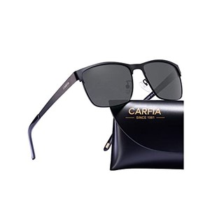 lot 40097 image: CARFIA Metal Mens Sunglasses Polarized UV400 Protection for Driving Fishing Hiking Golf Everyday Use